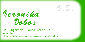 veronika dobos business card